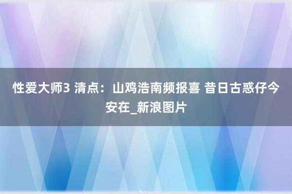 性爱大师3 清点：山鸡浩南频报喜 昔日古惑仔今安在_新浪图片