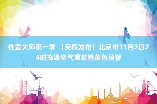 性爱大师第一季 【受权发布】北京市11月2日24时捣毁空气重羞辱黄色预警