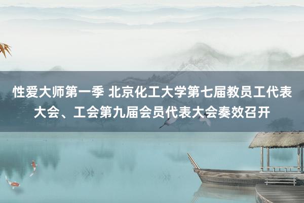 性爱大师第一季 北京化工大学第七届教员工代表大会、工会第九届会员代表大会奏效召开